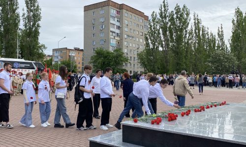 Участие в церемонии передачи «Огня памяти»