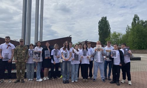 Участие в церемонии передачи «Огня памяти»